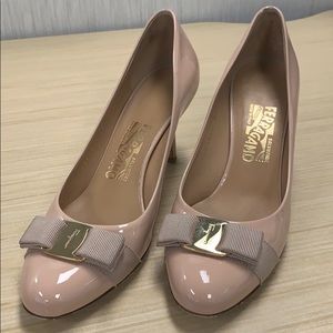 Salvatore Ferragamo Vara Bow Patent Leather Pumps